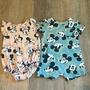 B/G Twin Disney outfits, GUC, jumping Beans, 9 months